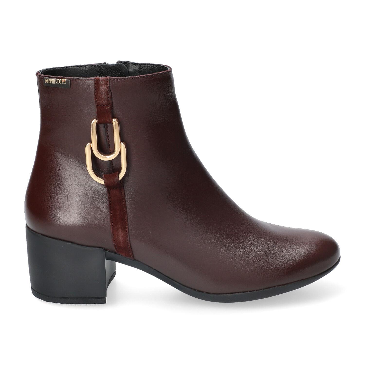 bottines femme modèle Zina bordeaux - Mephisto